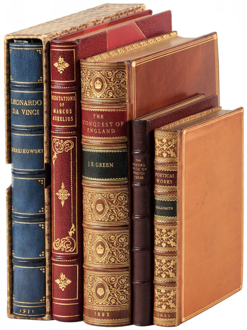 Five finely bound works (1 of 4)