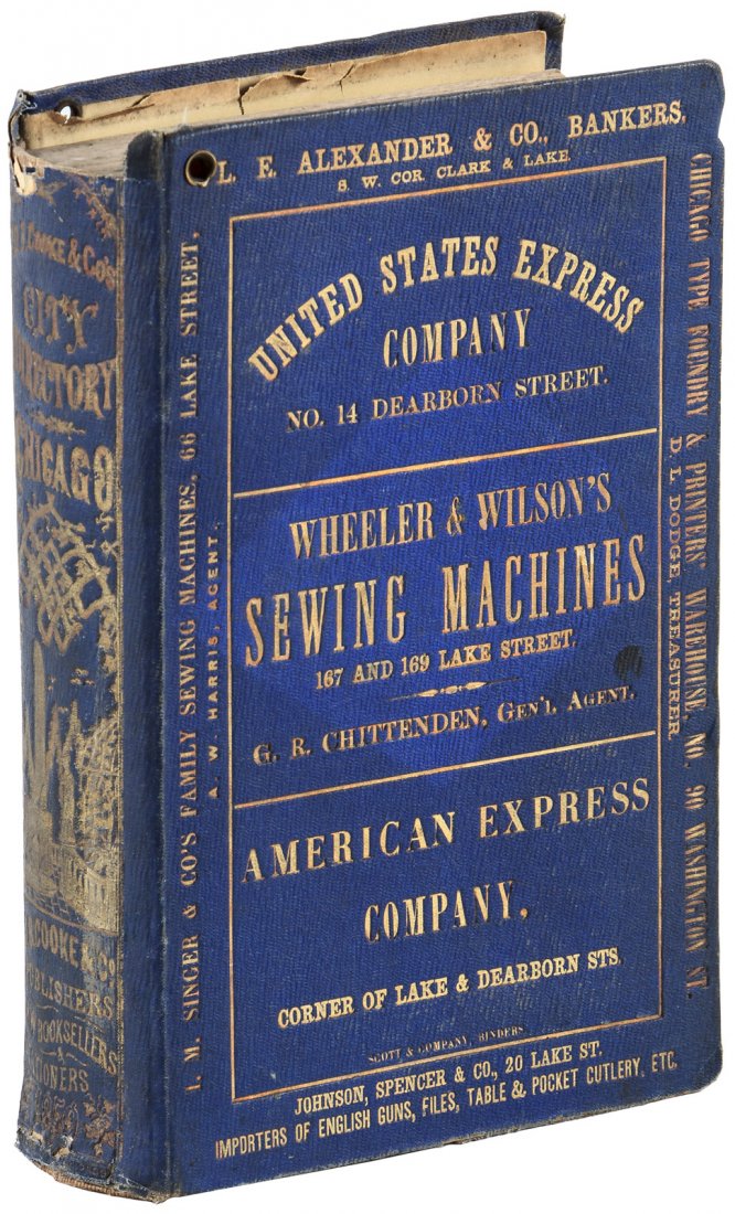 Chicago City Directory for the Year 1859-60 (1 of 1)