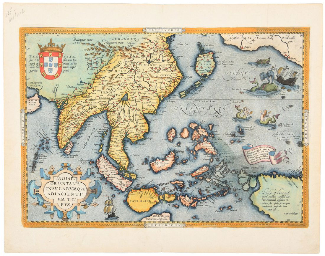 Ortelius map of East Indies 1570 (1 of 1)