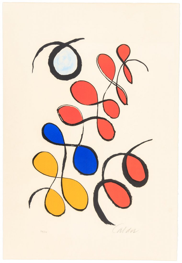 Alexander Calder color lithograph signed (1 of 1)