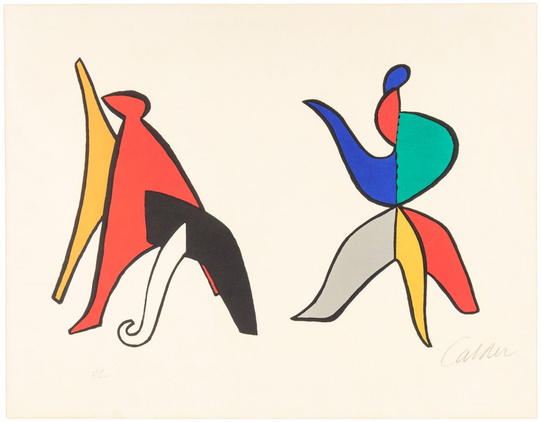 Alexander Calder color lithograph signed (1 of 1)
