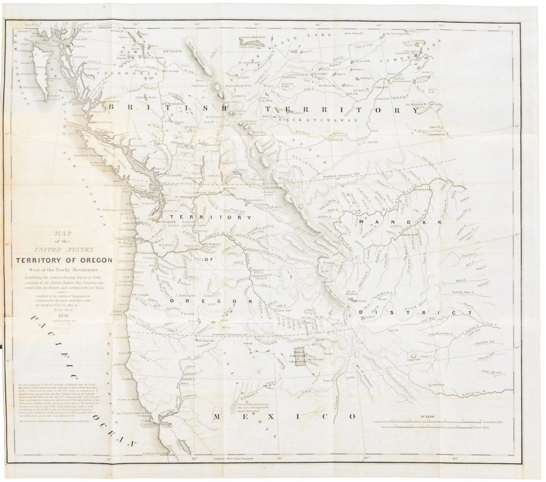 Military Posts - Council Bluffs to the Pacific Ocean, (1 of 2)