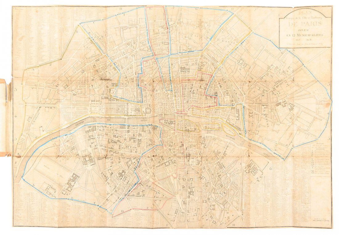 Plan of Paris 1803 (1 of 2)