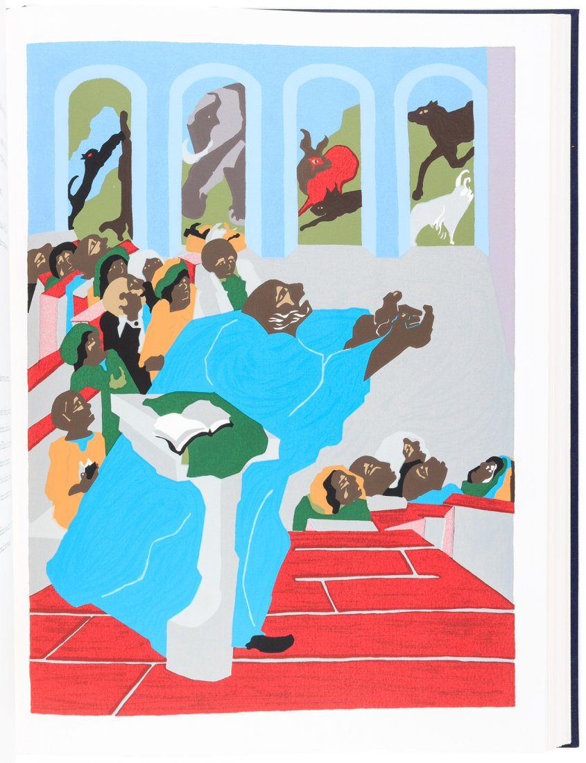 Genesis with silkscreen prints by Jacob Lawrence (1 of 6)