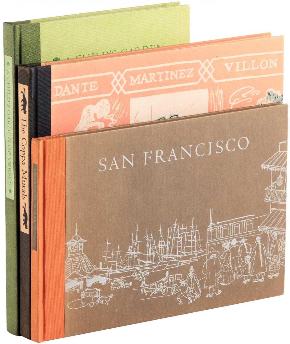Three Volumes printed by Adrian Wilson: Heading: (Wilson, Adrian) Author: Title: Three Volumes Printed by Adrian Wilson Place Published: San Francisco Publisher: Date Published: Various dates Description: _x000D_