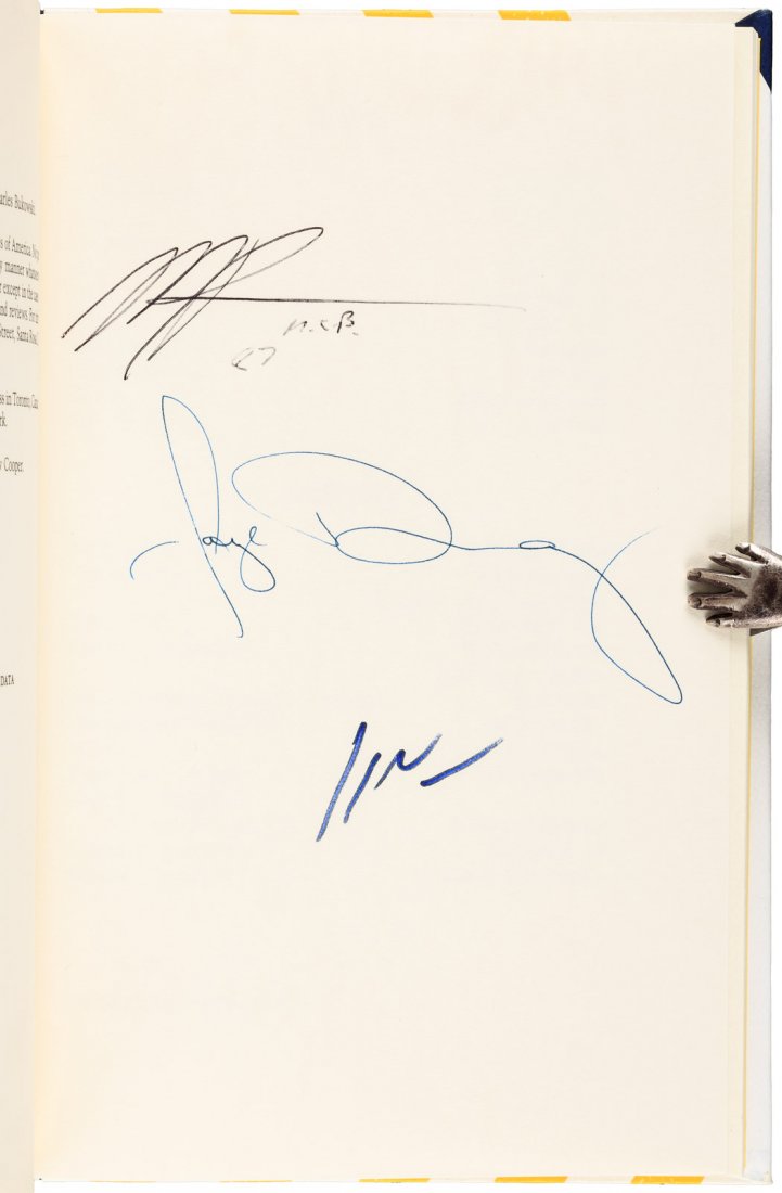 Bukowski Movie Barfly signed limited edition book (1 of 2)