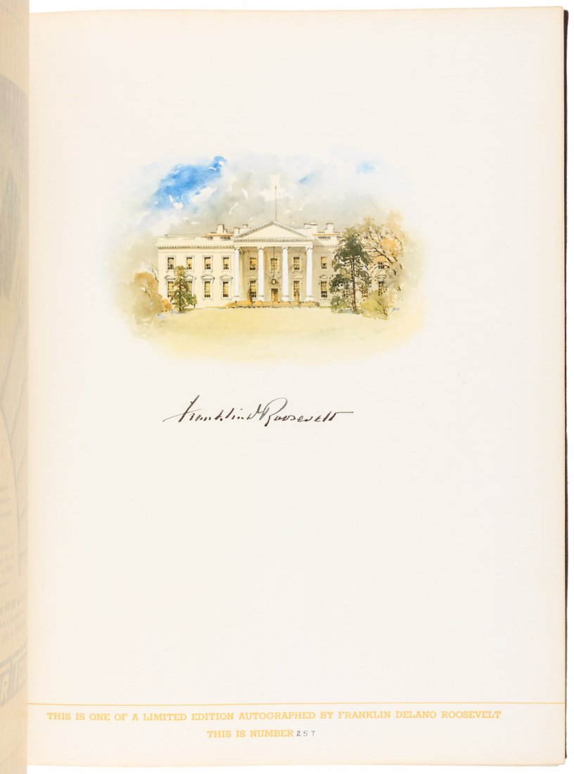 The Democratic Book, 1936 - signed by FDR (1 of 3)