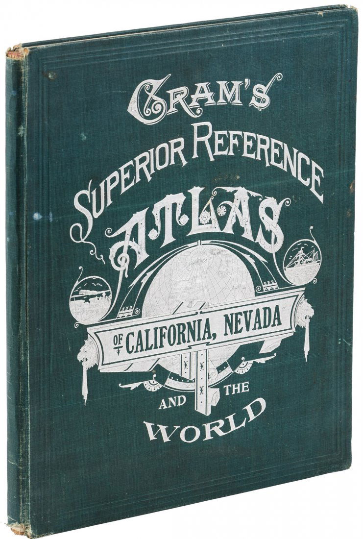 Cram's Atlas of California, Nevada 1908 (1 of 1)