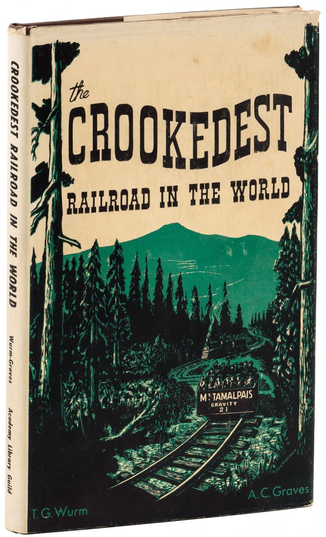 Crooked Raiolroad to Muir Woods: Heading: Author: Wurm, Theodore G. & Alvin C. Graves Title: The Crookedest Railroad in the World: A History of the Mt. Tamalpais and Muir Woods Railroad of California Place Published: Fresno, Californ