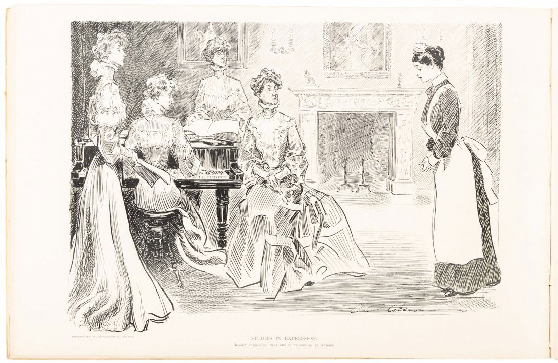 Charles Dana Gibson Everyday People: Heading: Author: Gibson, Charles Dana Title: Everyday People Place Published: New York Publisher:R.H. Russell Date Published: 1904 Description: Illustrated throughout from