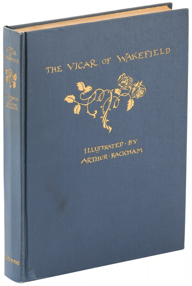Arthur Rackham Vicar of Wakefield 1st American Edition: Heading: (Rackham, Arthur) Author: Goldsmith, Oliver Title: The Vicar of Wakefield Place Published: Philadelphia Publisher:David McKay Date Published: [1929] Description: Il