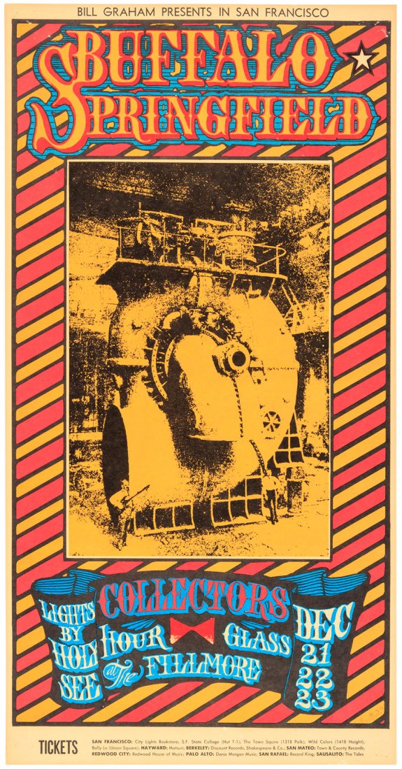 Buffalo Springfield at the Fillmore December 1967 (1 of 1)