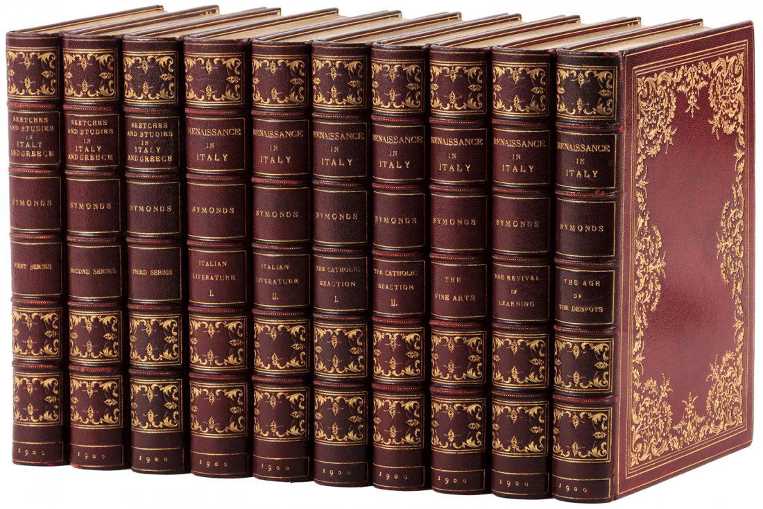 Symonds' Renaissance in Italy bound by Zaehsndorf (1 of 4)