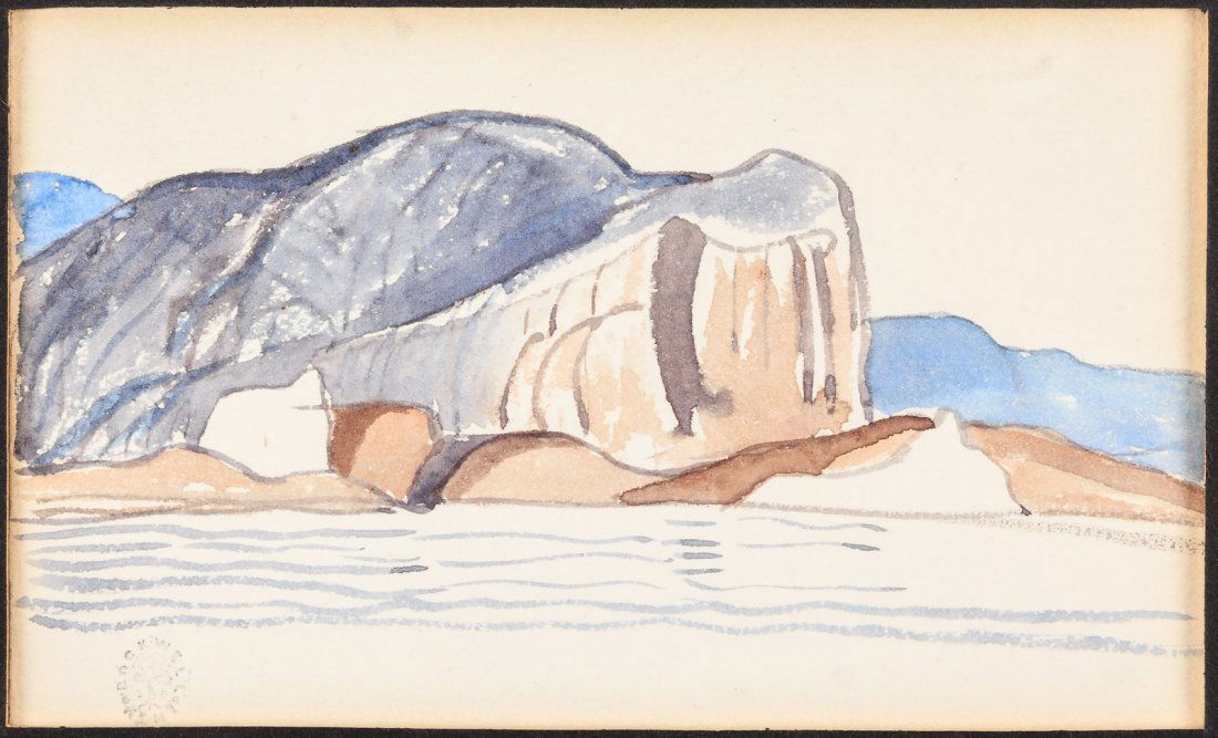 Watercolor sketch by Rockwell Kent (1 of 1)