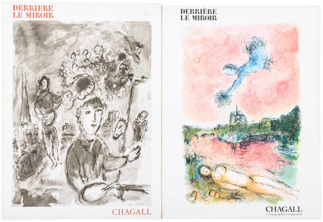 Two issues of Derrière le Miroir featuring Marc Chagall (1 of 1)