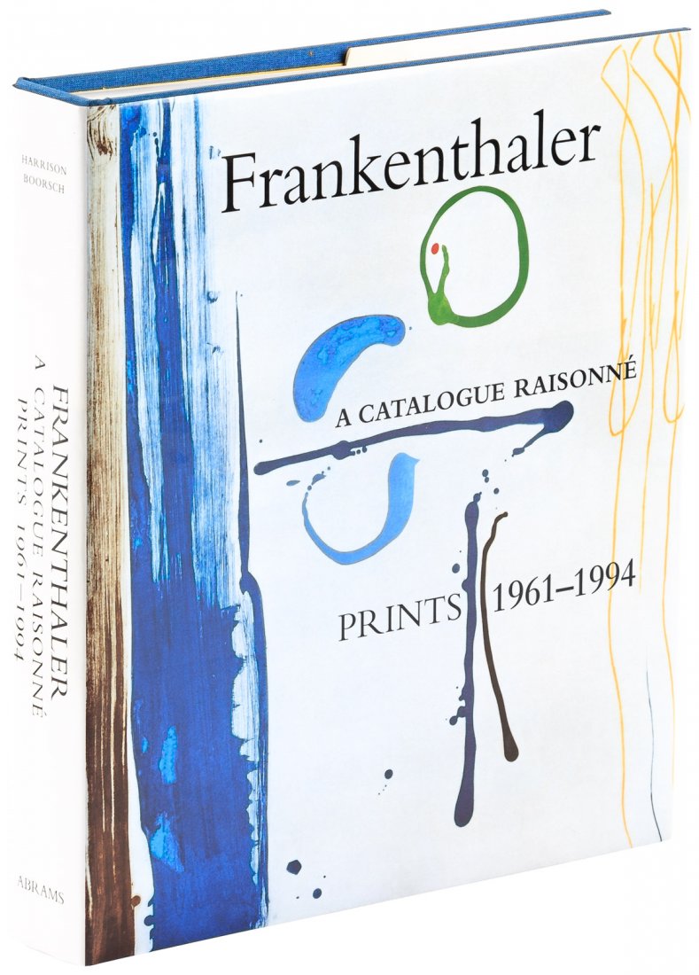 Frankenthaler Prints 1961-1994 inscribed: Heading: (Frankenthaler, Helen) Author: Harrison, Pegram Title: Frankenthaler: A Catalogue Raisonné. Prints 1961-1994 Place Published: [New York] Publisher:Harry N. Abrams, Inc. Date Published: <