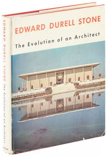 Edward D. Stone, Signed.: Heading: Author: Stone, Edward DurellTitle: Edward Durell Stone: The Evolution of an Architect - Inscribed Place Published: New York Publisher:Horizon Press Date Published: 1962 Description: 288 pp.