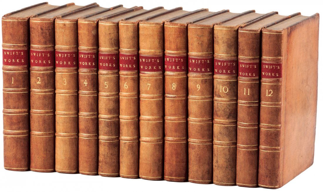 The Works of Dr. Jonathan Swift, 1768-1776, 24 volumes: Heading: Author: Swift, Jonathan Title: The Works of Dr. Jonathan Swift, Dean of St. Patrick's, Dublin Place Published: London Publisher:Printed for W. Bowyer Date Published: 1768-1776