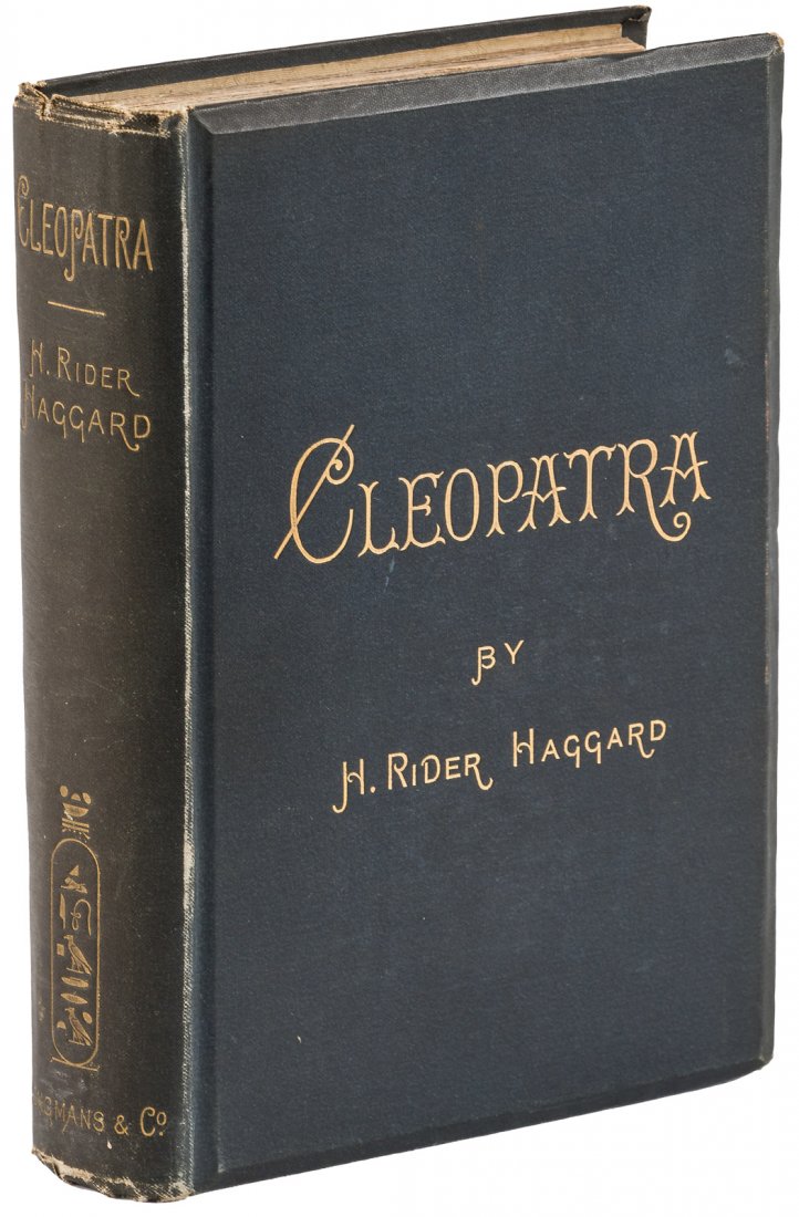 H. Rider Haggard Cleopatra First Edition: Heading: Author: Haggard, H. Rider Title: Cleopatra Place Published: London Publisher:Longmans, Green, and Co. Date Published: 1889 Description: Illustrations by R. Caton W
