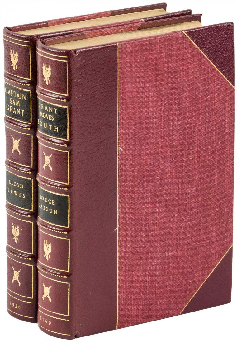 2 finely bpund civil war volumes (1 of 1)