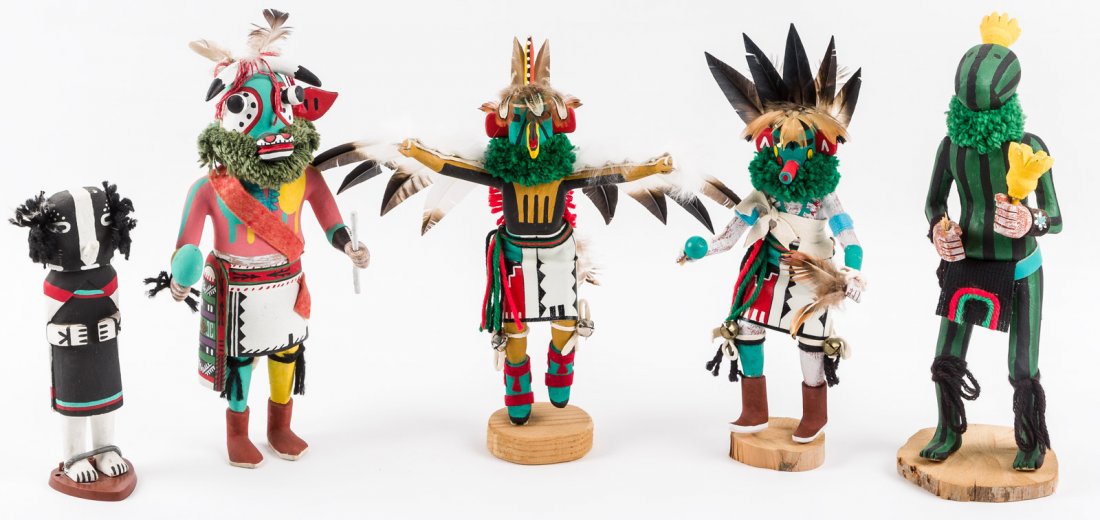 Five small Kachina dolls (1 of 1)