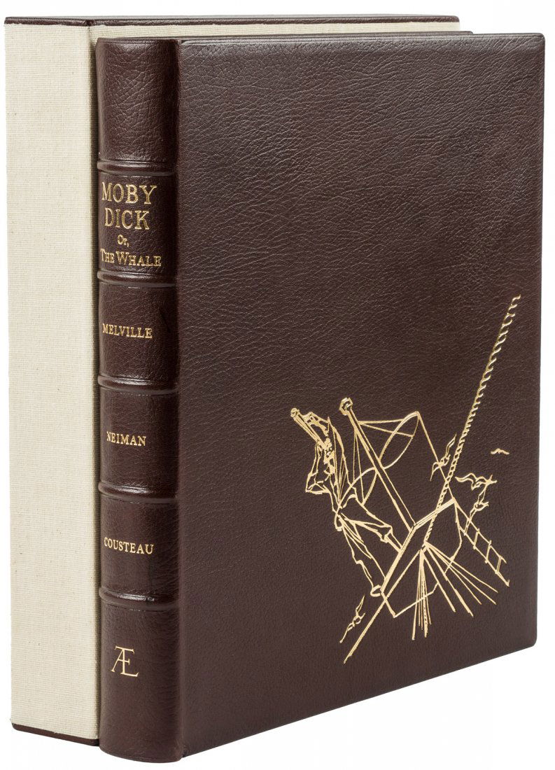 Moby Dick illustrated by Leroy Neiman: Heading: (Neiman, Leroy) Author: Melville, Herman Title: Moby Dick. Or, The Whale Place Published: Mt. Vernon Publisher:The Artist's Limited Edition Date Published: 1975 Description: </