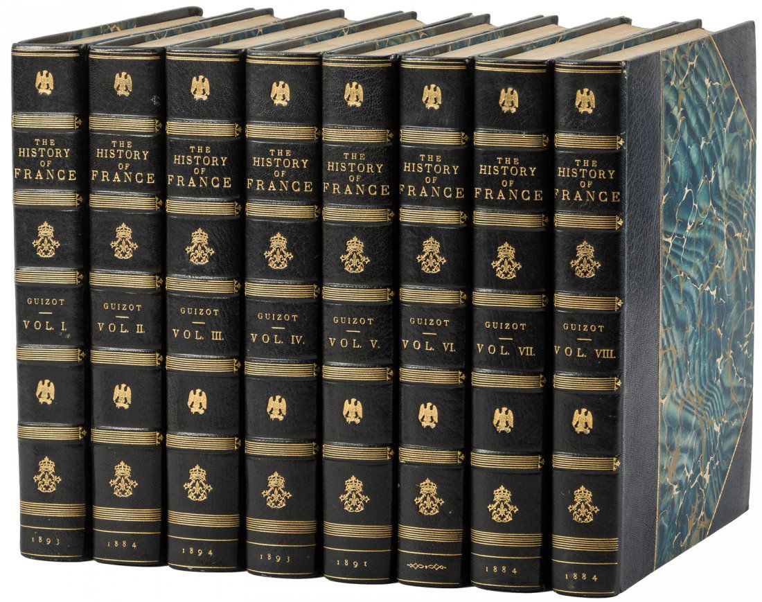 Guizot's History of France bound by Zaehnsdorf (1 of 3)