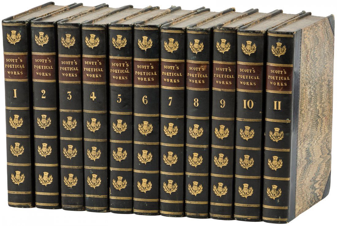 Scott's Poetical Works 11 volumes (1 of 2)