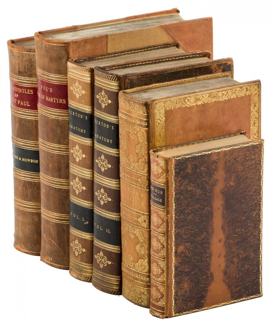 Five leatherbound works (1 of 2)