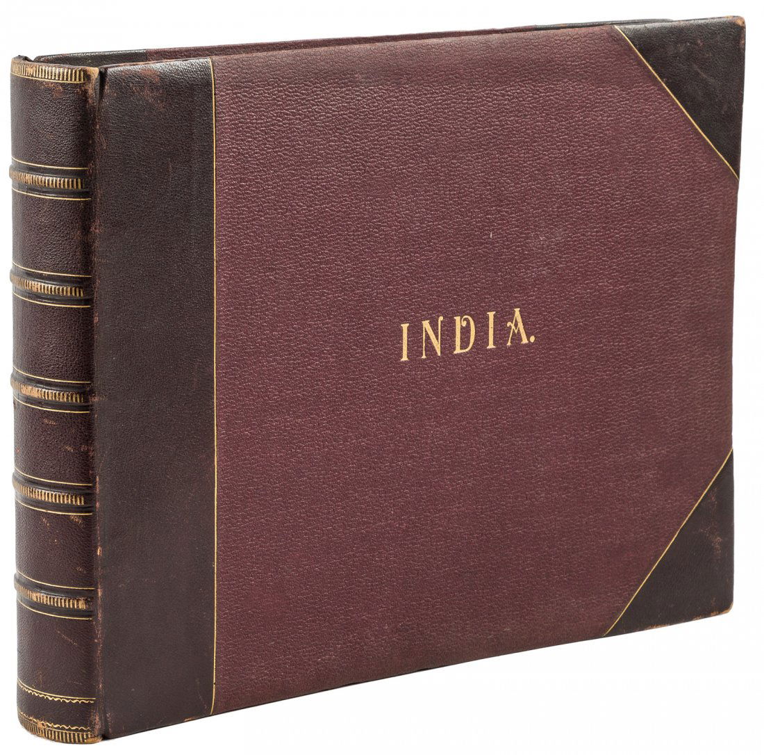 Stiking photograph album of India c.1880 (1 of 8)