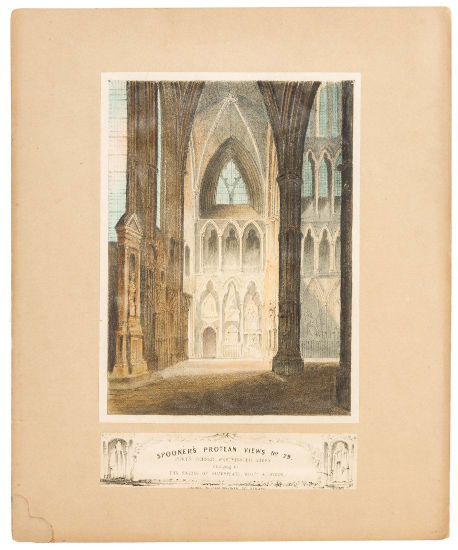 Spooner's Protean View of the Poet's Corner Westminster (1 of 1)