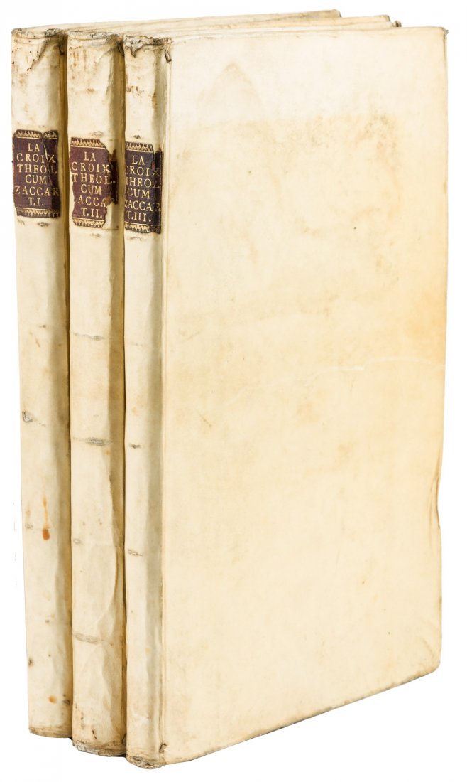 Hermann Busenbaum, Theologia moralis, 1756: Heading: Author: Busenbaum, Hermann and Claude Lacroix Title: Theologia moralis antehac breviter concinnata a R.P. Hermanno Busembaum...diende pluribus partibus aucta a R.P. Claudio La-Croix...postrem
