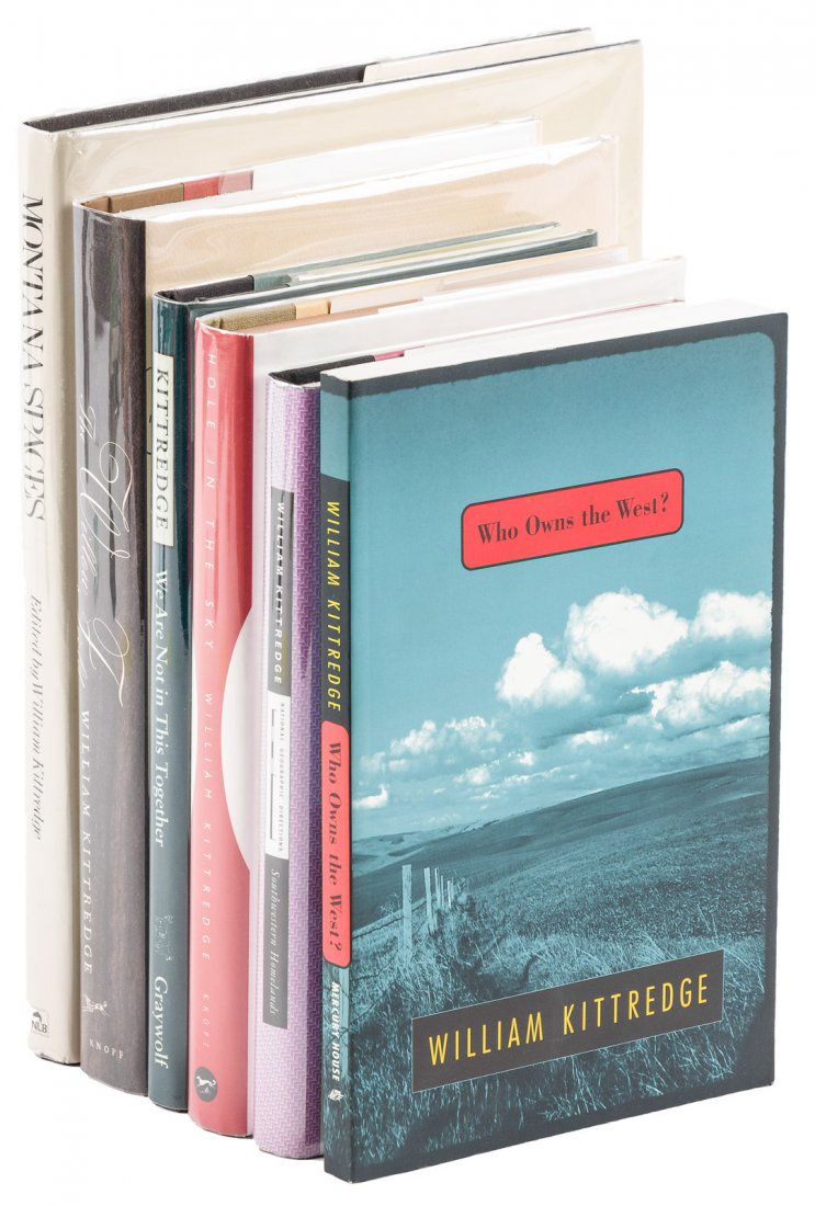 Five by William Kittredge all signed or inscribed (1 of 2)
