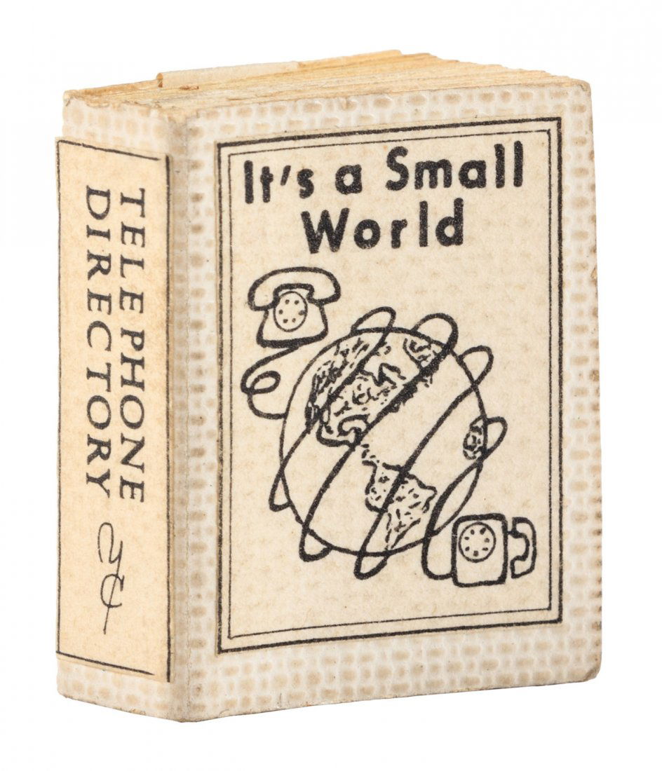 Miniature Telephone directory of collectors (1 of 1)