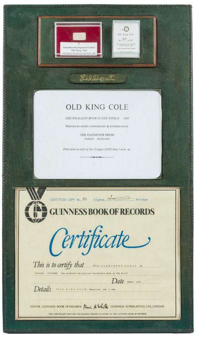 Glennifer Press Old King Cole smallest book (1 of 2)