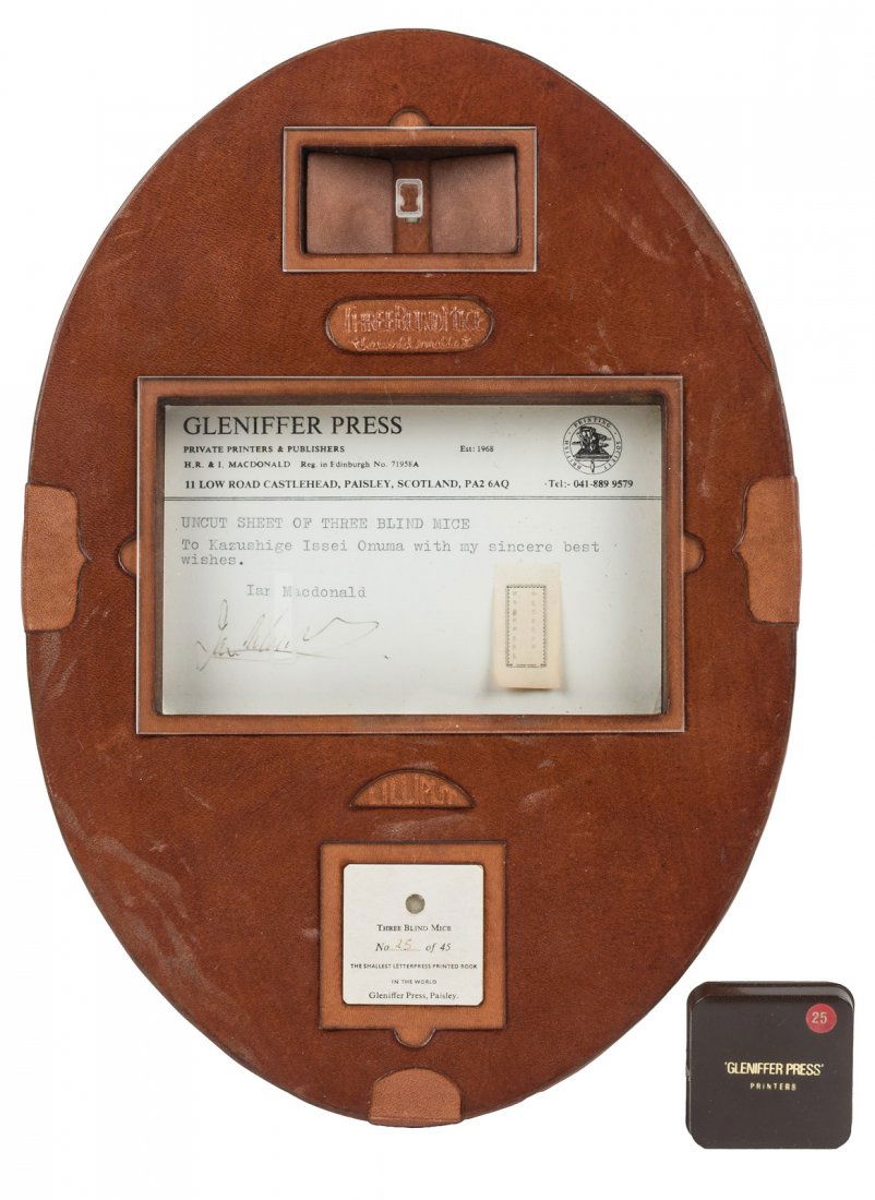 Three Blind Mice former smallest book in the world (1 of 3)