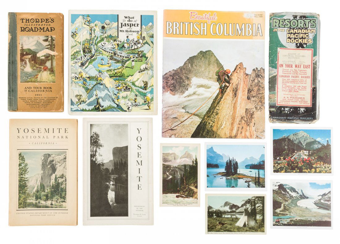 Collection of travel ephemera Canada & the West (1 of 2)