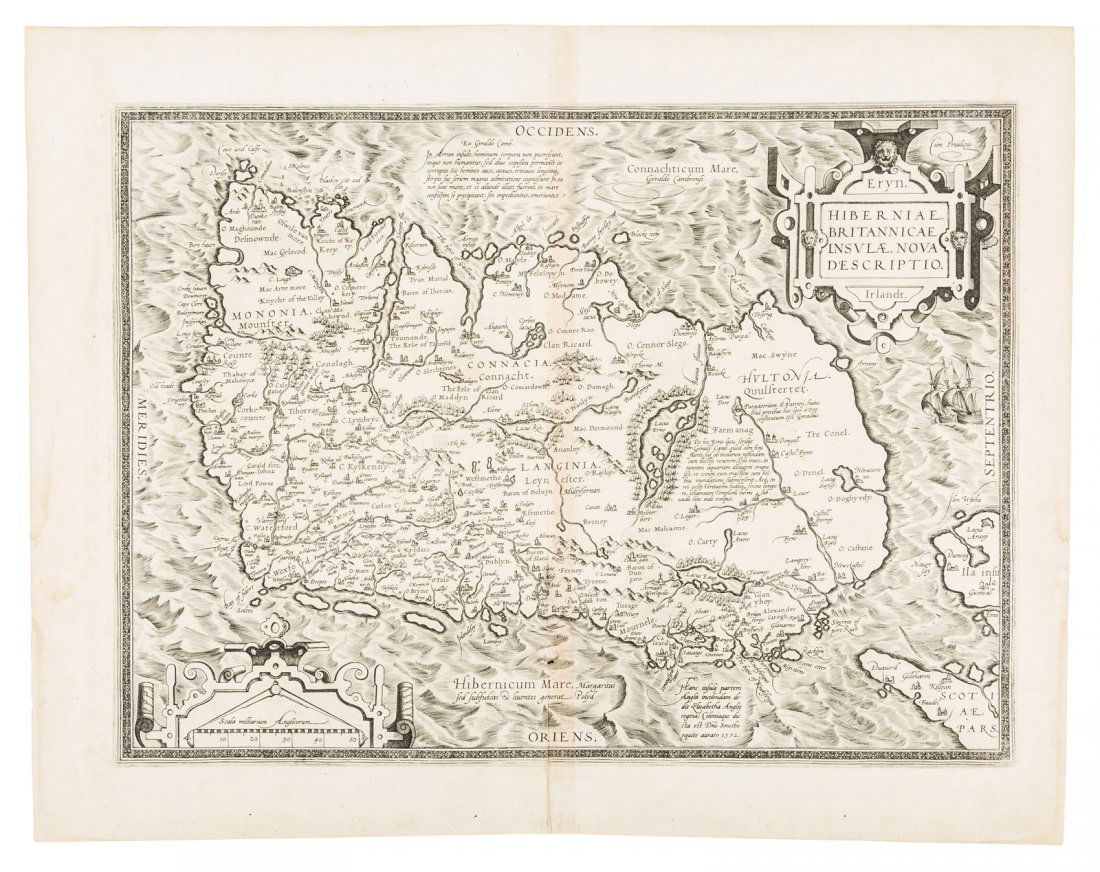 Map of Ireland c.1590 (1 of 2)