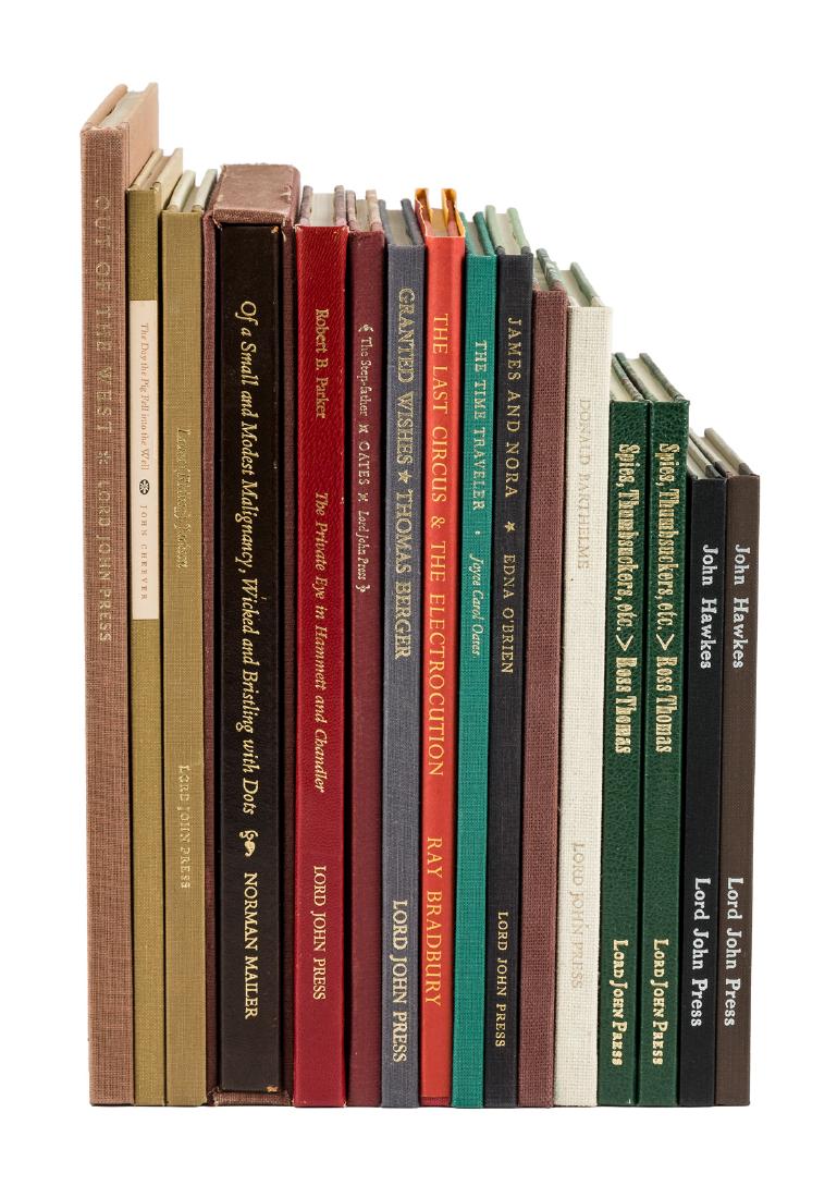 Sixteen signed editions from the Lord John Press (1 of 2)