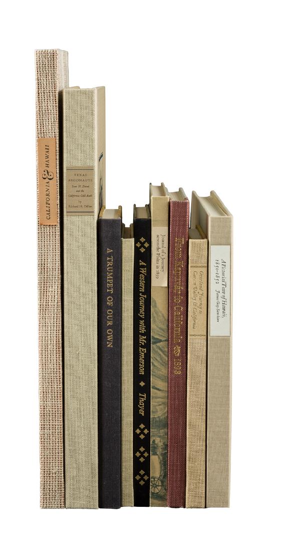 Nine volumes of Americana published by the Book Club of (1 of 1)