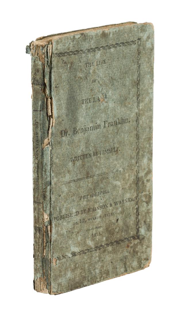Rare edition of Franklin's autobiography (1 of 1)