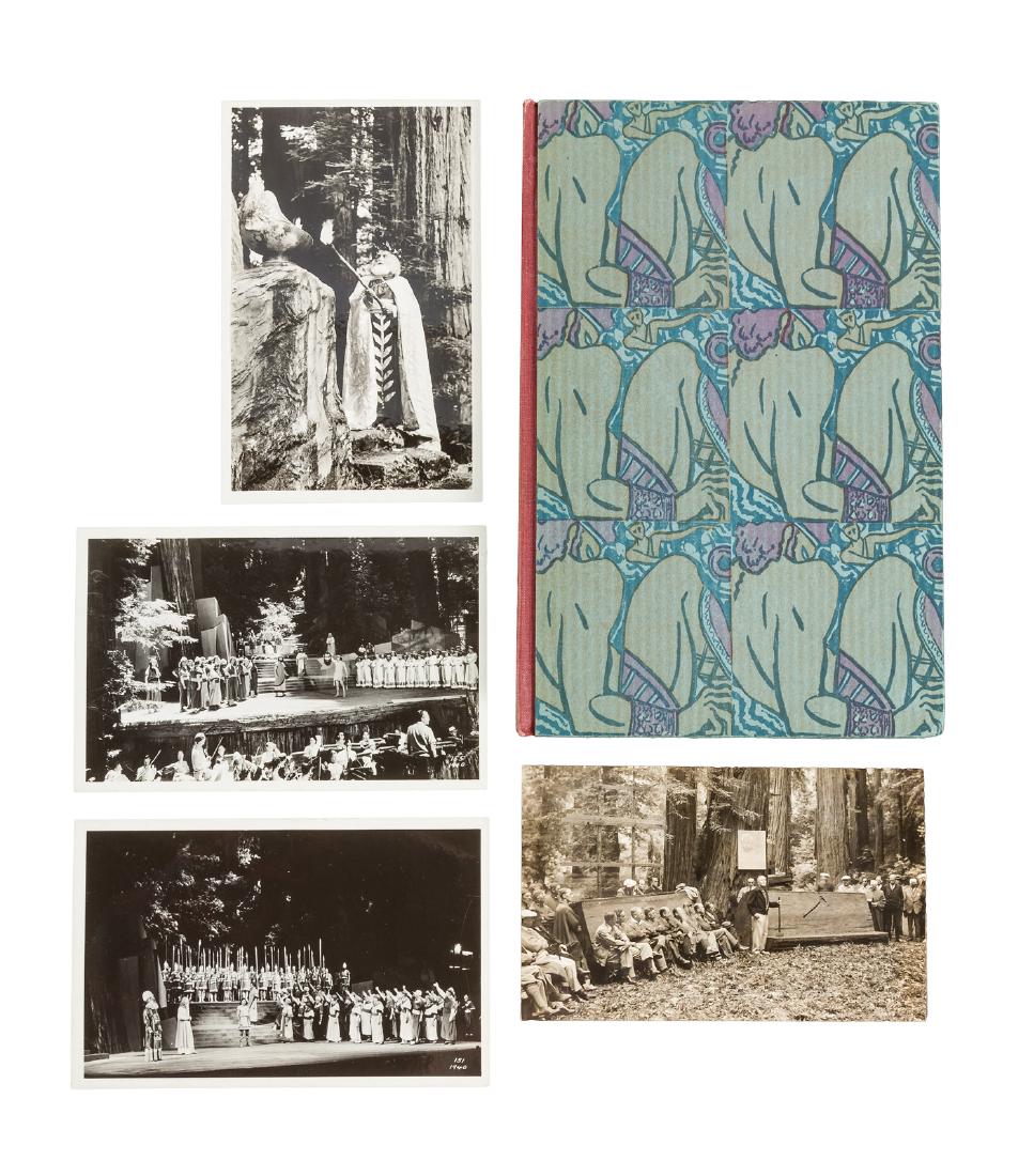 Bohemian Club Grove Play signed by Herbert Hoover and (1 of 10)