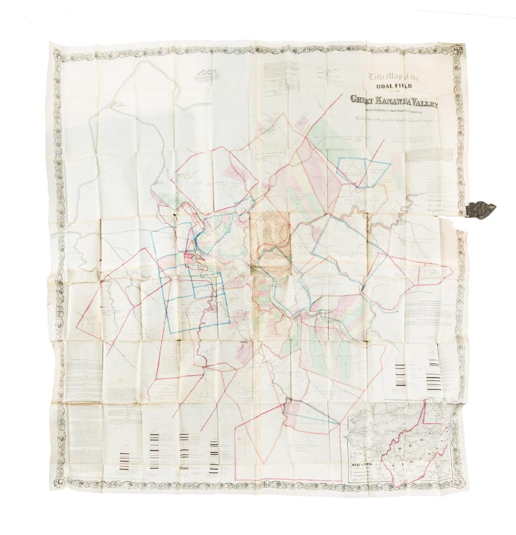 Map of West Virginia coal field 1867 (1 of 2)