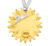 Sidra, 18K Gold, Diamond & Blue Topaz Pendant - 3