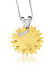 Sidra, 18K Gold, Diamond & Blue Topaz Pendant - 5