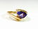 14k Yellow Gold Tanzanite And VS Diamond Ring - 3