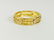 Classic Boutique French Style Diamond and Gold Band - 2