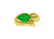 Vintage 18k Yellow Gold, Emerald & Diamond Ring (GIA) - 4