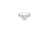 CZ Diamond & Sterling Silver Ladies Engagement Ring