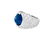 LUCKY, Sterling Silver & Natural 6ct Blue Sapphire Ring - 2